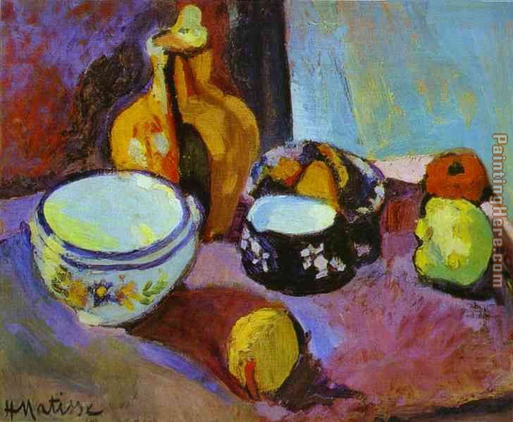Henri Matisse Dishes and Fruit